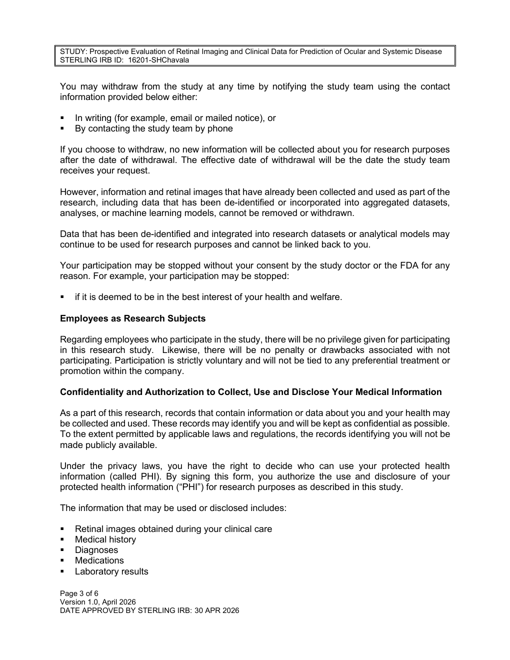 Research Consent page 3 preview